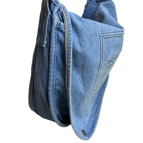 Little Havana Women's Blue Cuban Coat Of Arms Fold Over Messenger Bag - NWT - Picture 6 of 11